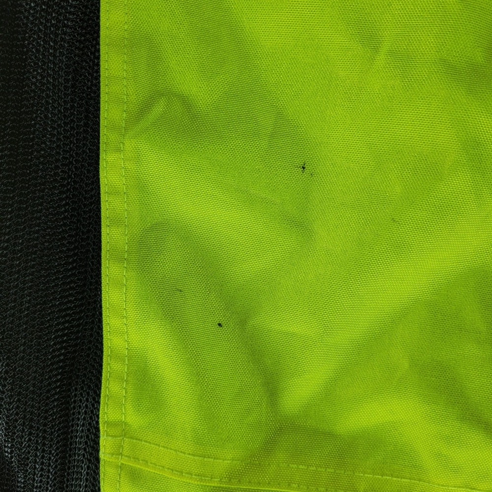 Olympia Moto Sports Reflective Neon Yellow Safety Vest Men's XL 2XL - Picture 9 of 14